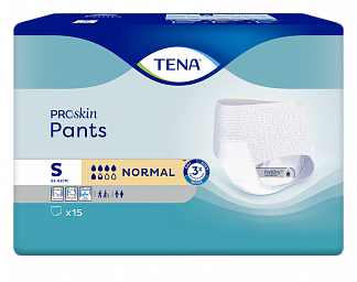 ТЕНА Pants Normal Подгузники-трусы для женщин и мужчин, S, 15 шт - фото № 1